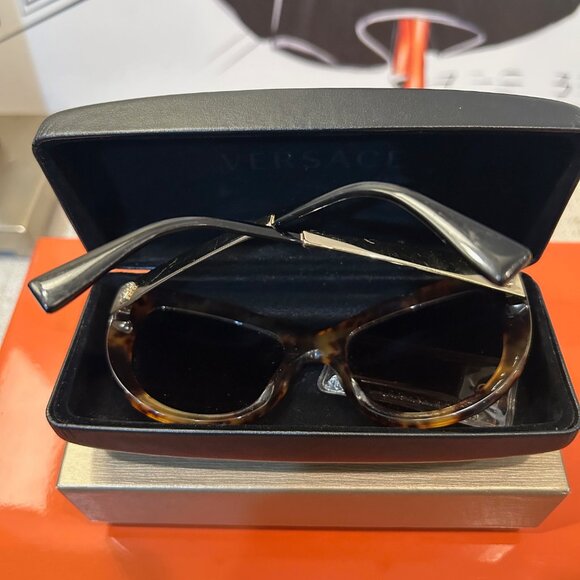 Versace Havanna Brown Cat-eye Sunglasses main image 5